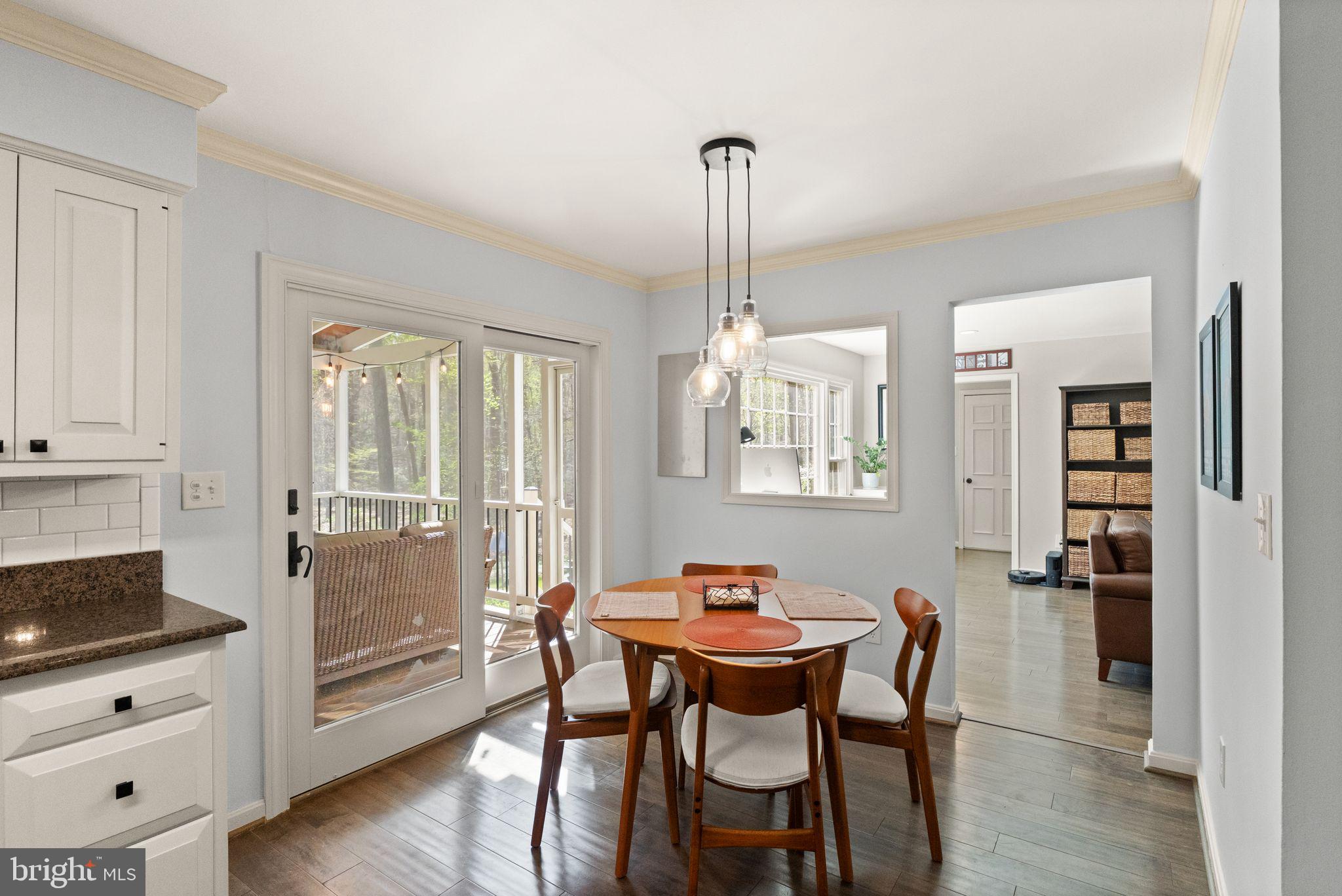 8019 Stillbrooke Road Manassas, VA 20112 - Photo 13 of 80 Bright, breakfast area with access to rear porch.