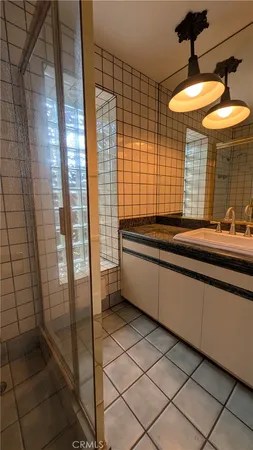 a view of garage with furniture