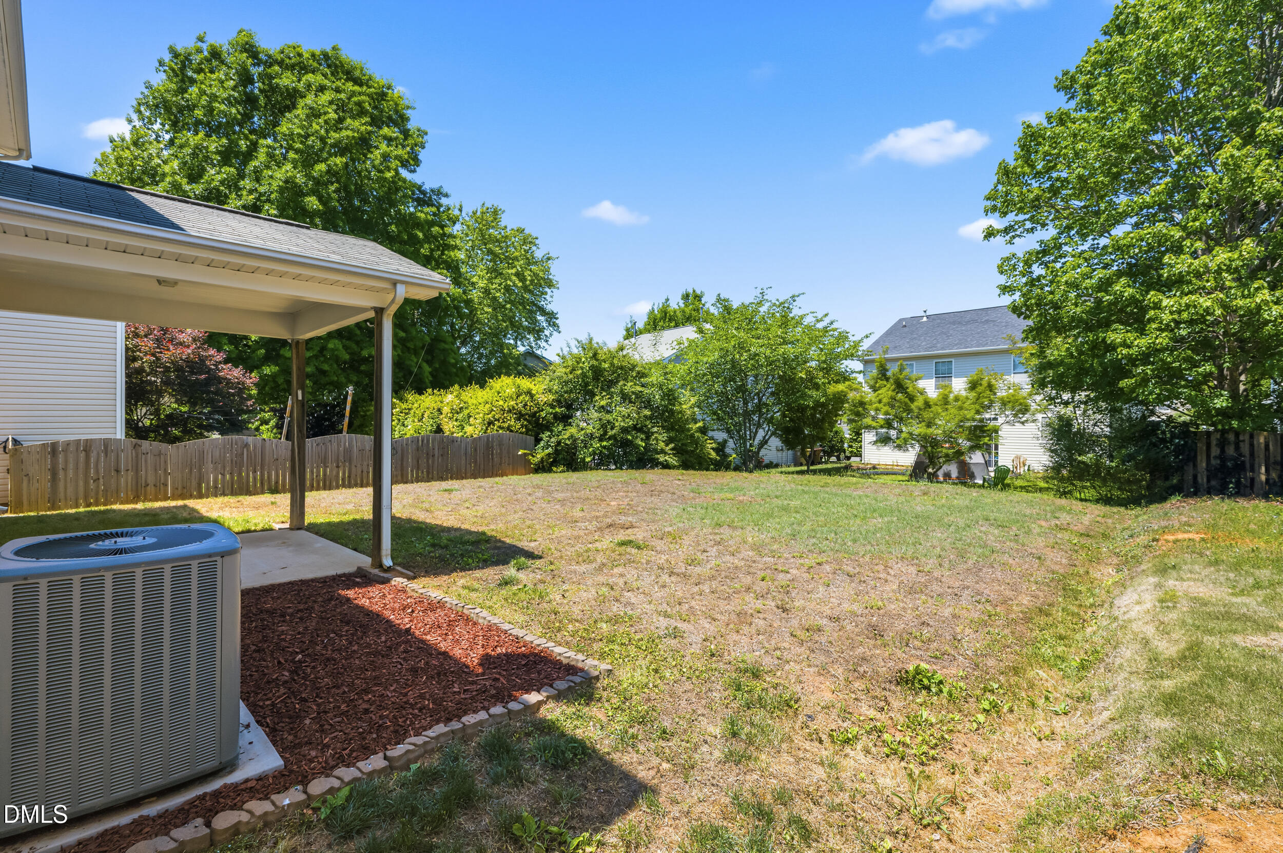 112 Ryder Cup Circle Raleigh, NC 27603 - Photo 29 of 45 a view of a backyard with swimming pool