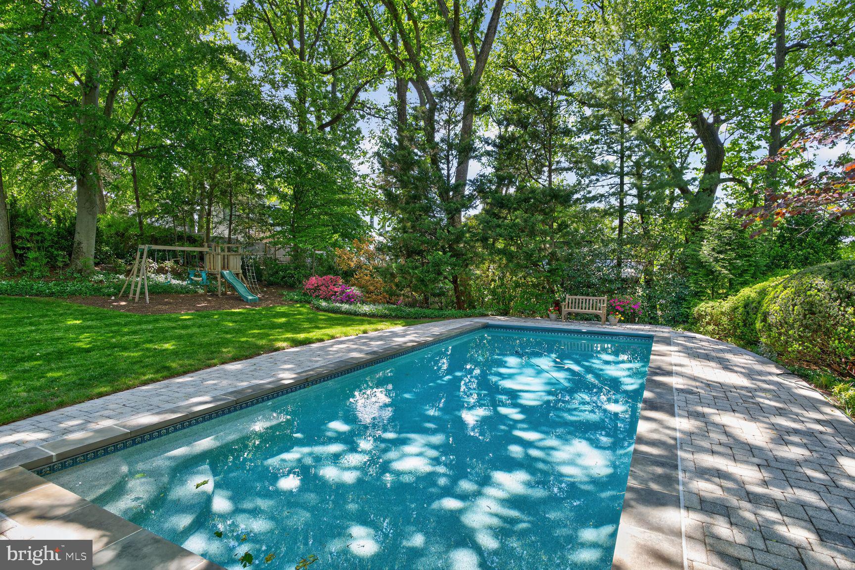 2260 48th Street Northwest Washington, DC 20007 - Photo 39 of 45 Inviting pool with automatic cover