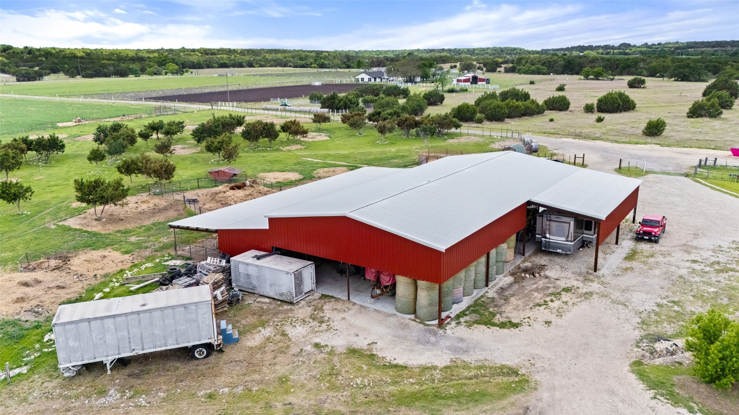 1301 County Road 228 Florence, TX 76527 - Photo 11 of 40 an aerial view of a house with big yard