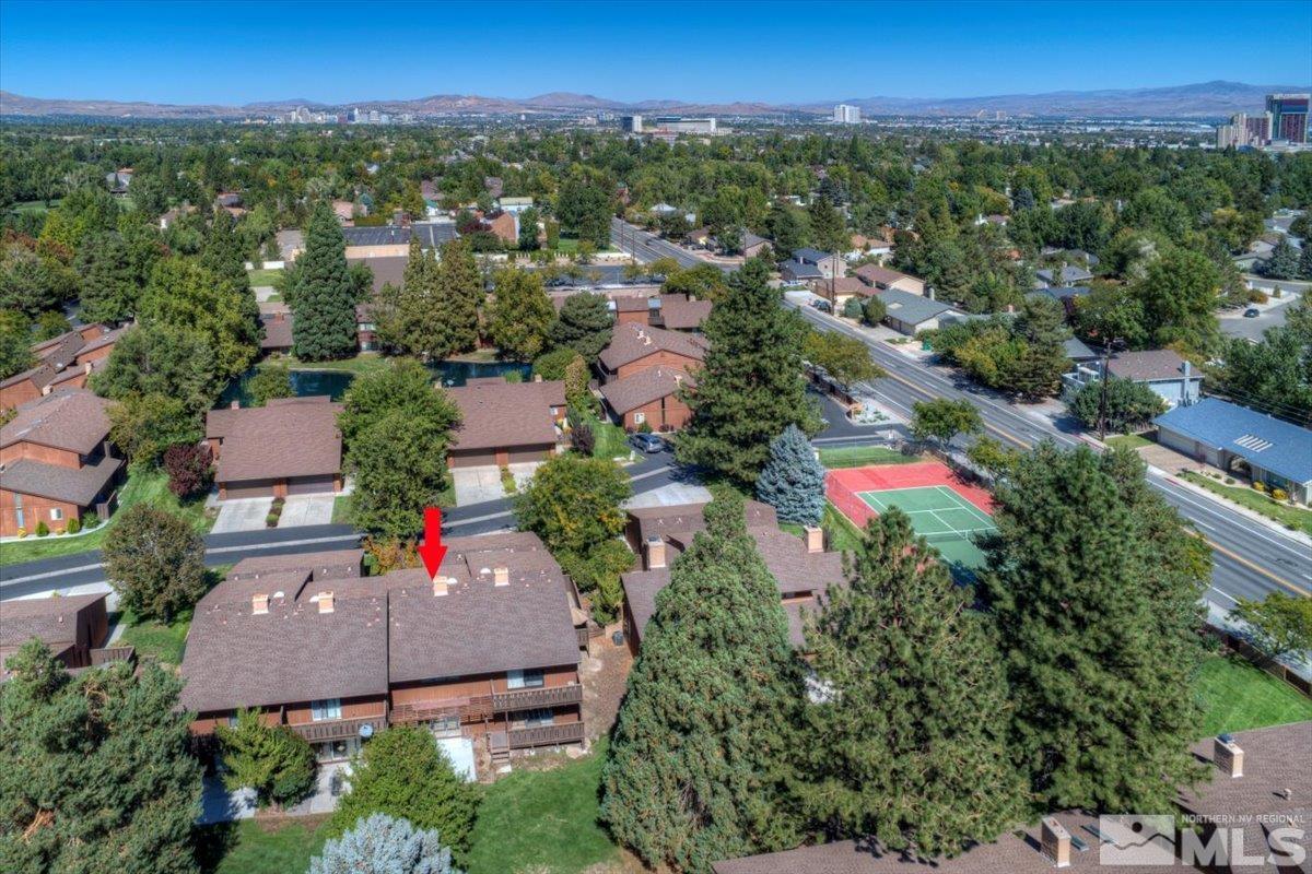 2014 Branch Reno, NV 89509 - Photo 34 of 40 an aerial view of residential houses with outdoor space and trees