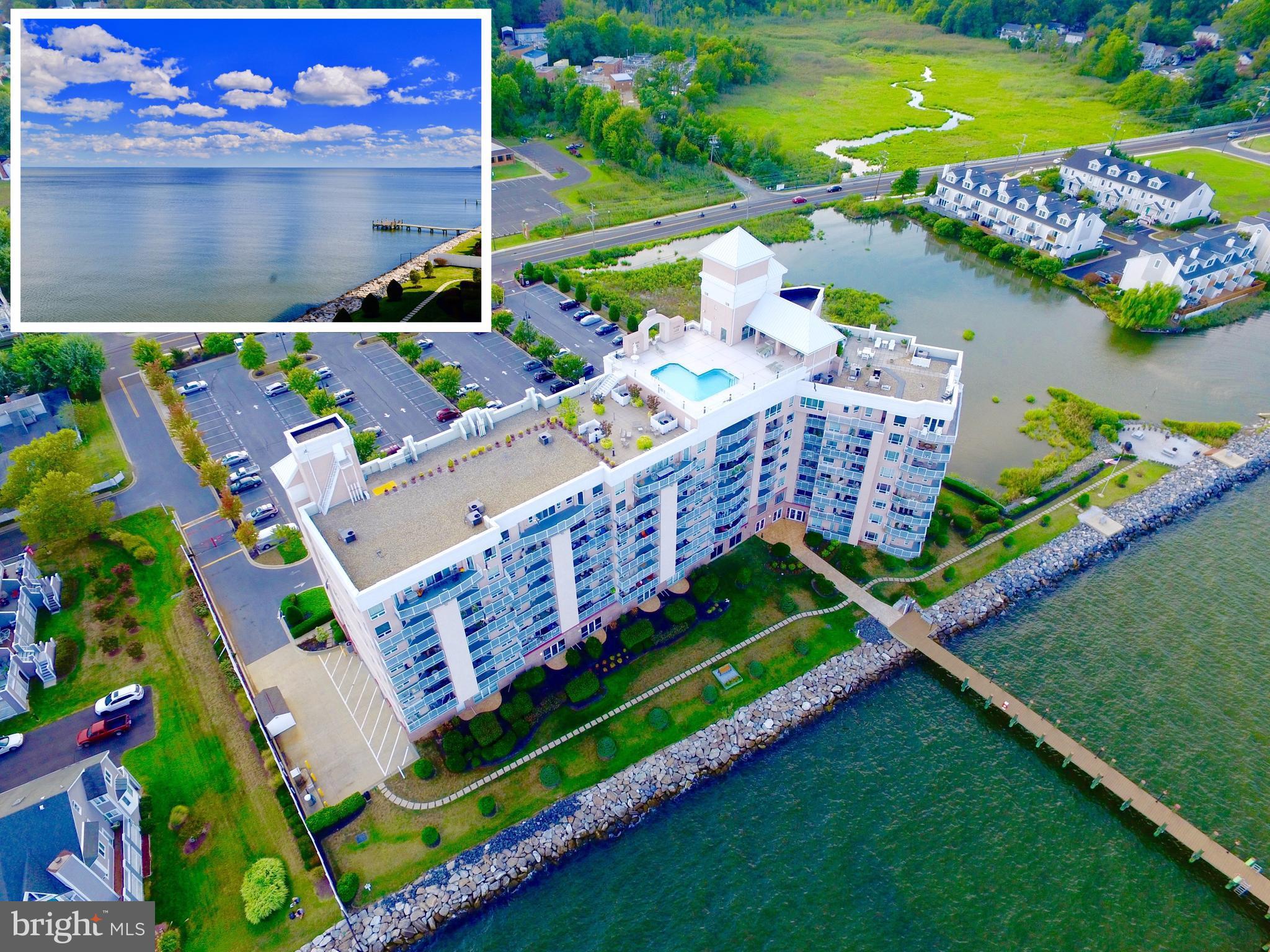 Spectacular Bay Views From This 6th Floor Unit!