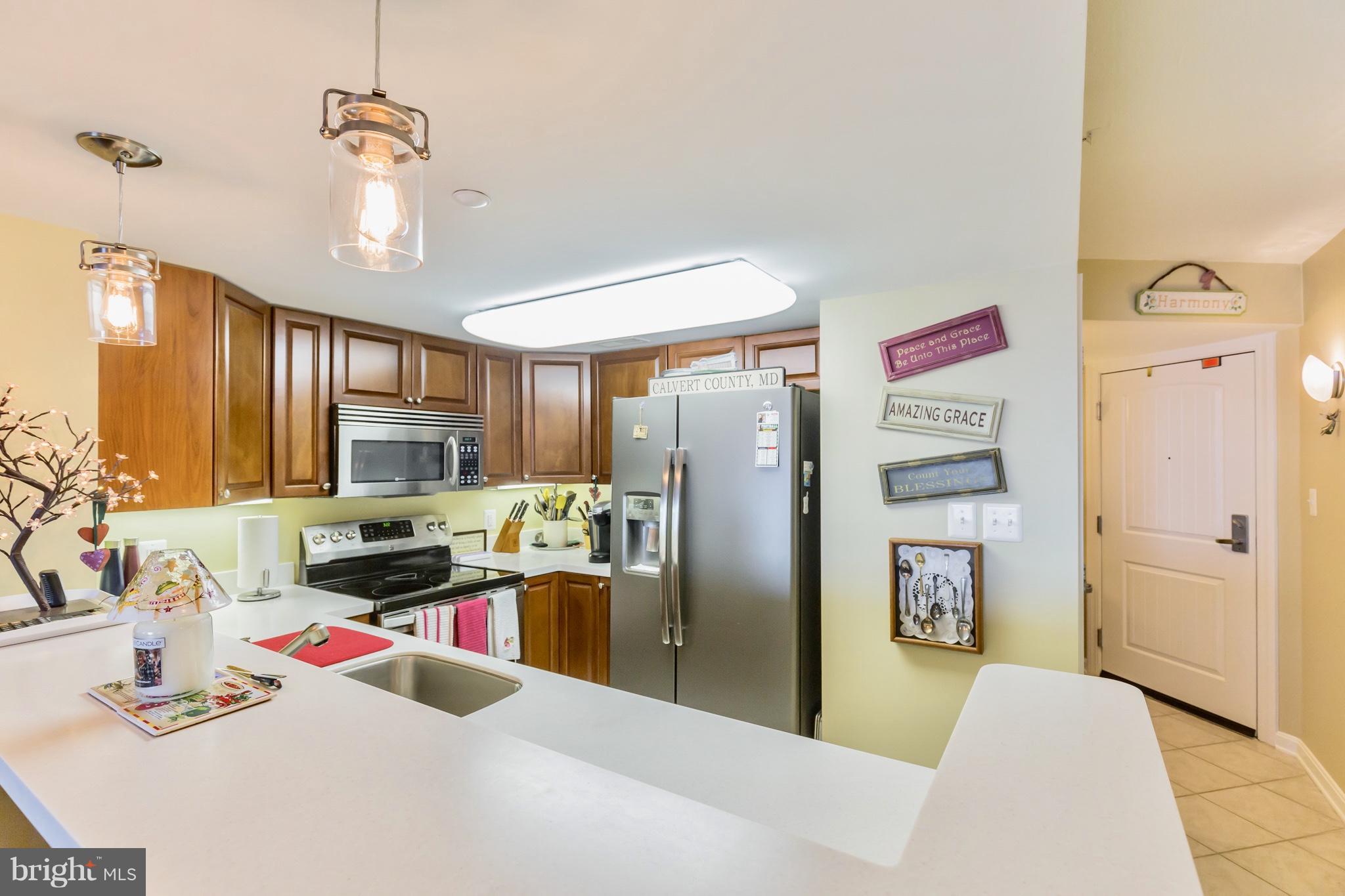 8501 Bayside Road, Unit 601 Chesapeake Beach, MD 20732 - Photo 6 of 24 Lots Of Counter Space And Breakfast Bar!