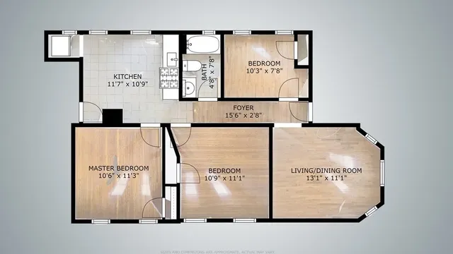 a sign that is on top of a counter