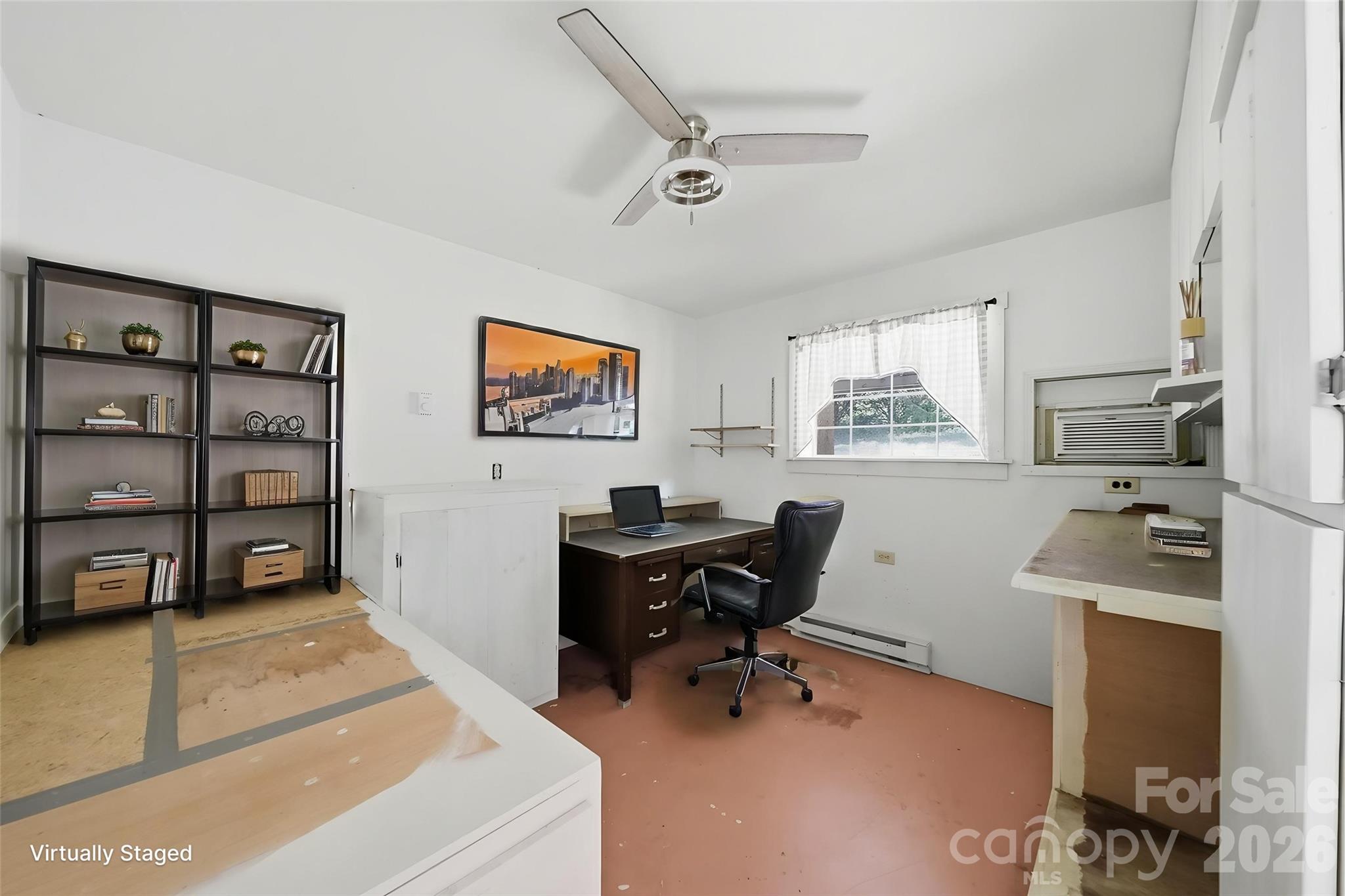 1488 Watermill Road Morganton, NC 28655 - Photo 27 of 38 a view of a workspace with furniture and a window