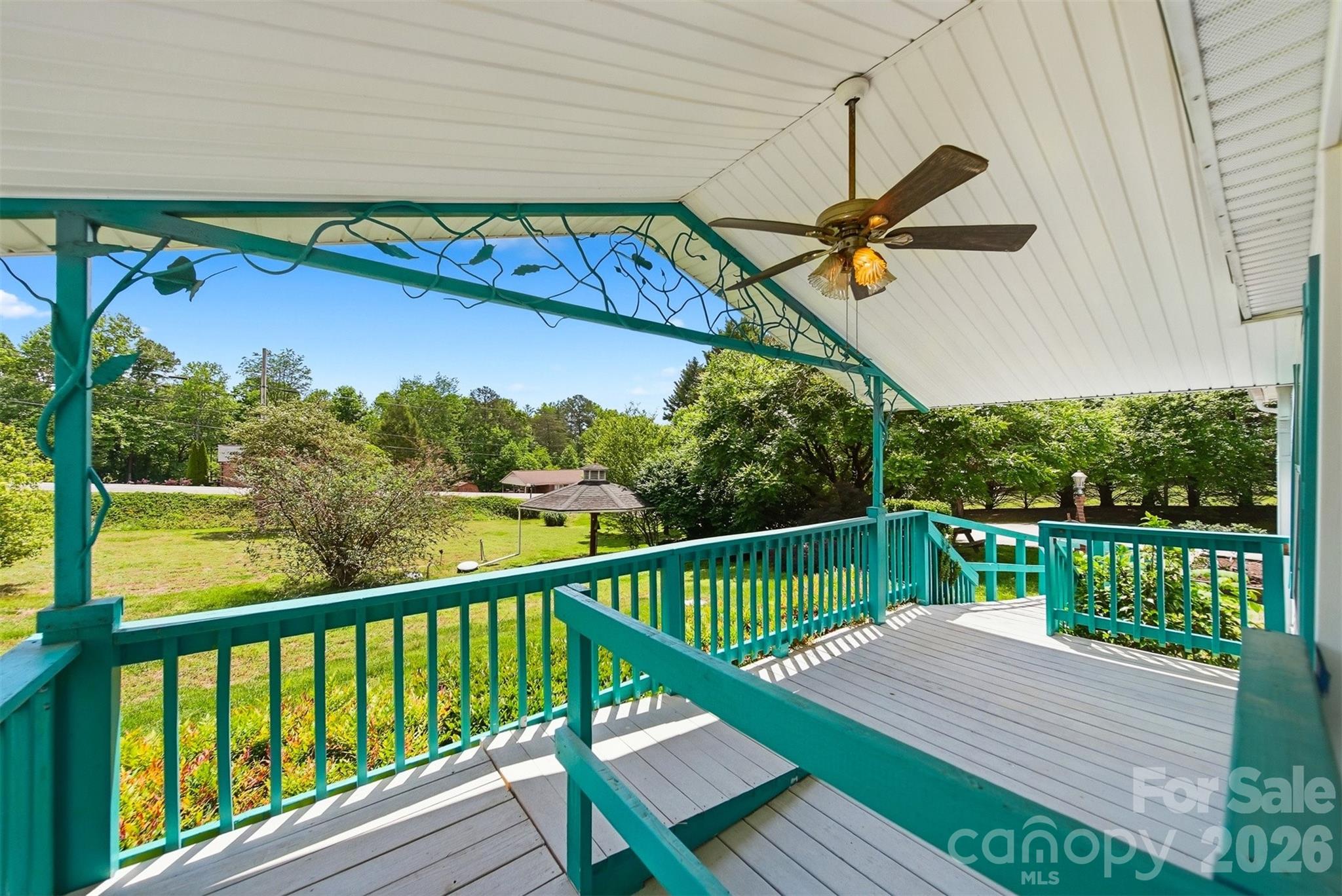 1488 Watermill Road Morganton, NC 28655 - Photo 32 of 38 a view of a balcony with furniture