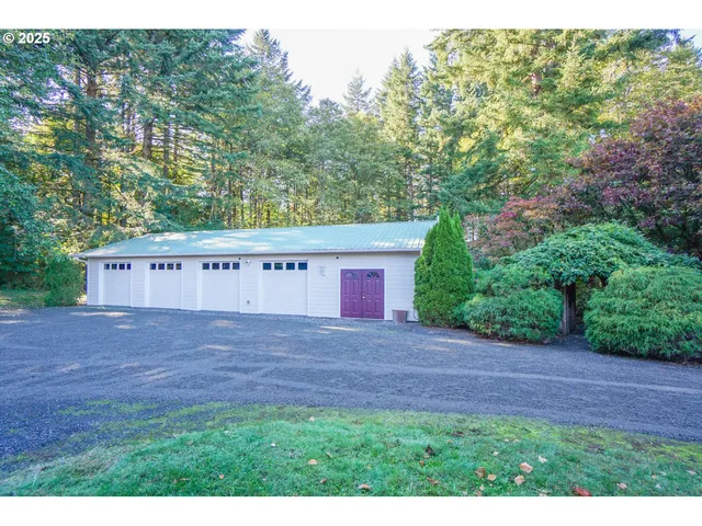 a view of backyard with outdoor space