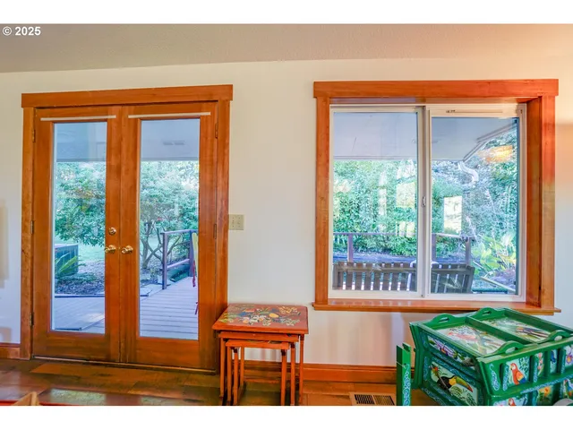 a view of front door