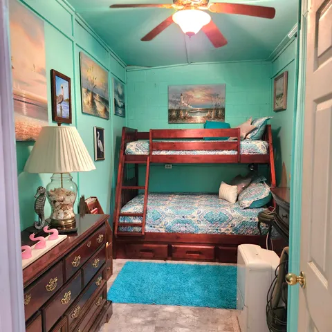 a room with furniture and a fireplace