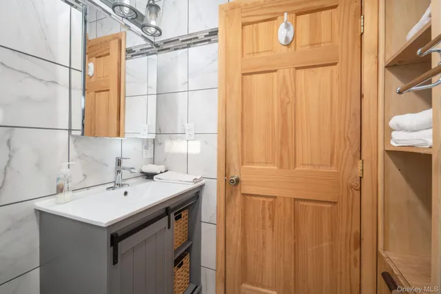 a utility room with a sink