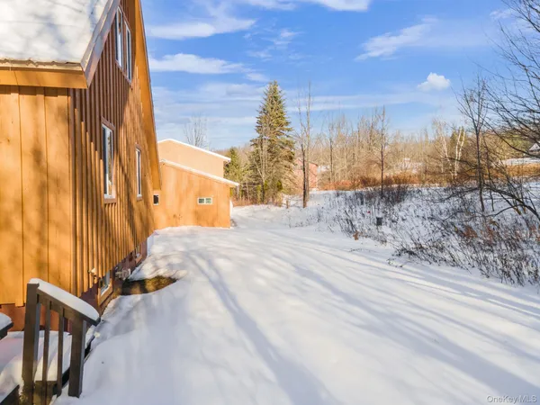a view of a yard of the house