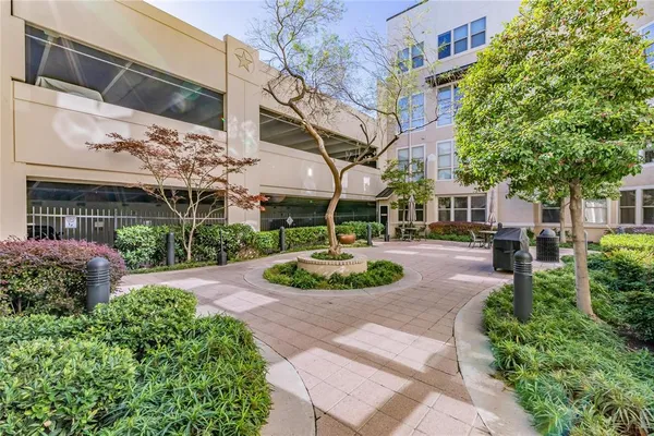 a outdoor space with patio lots of furniture