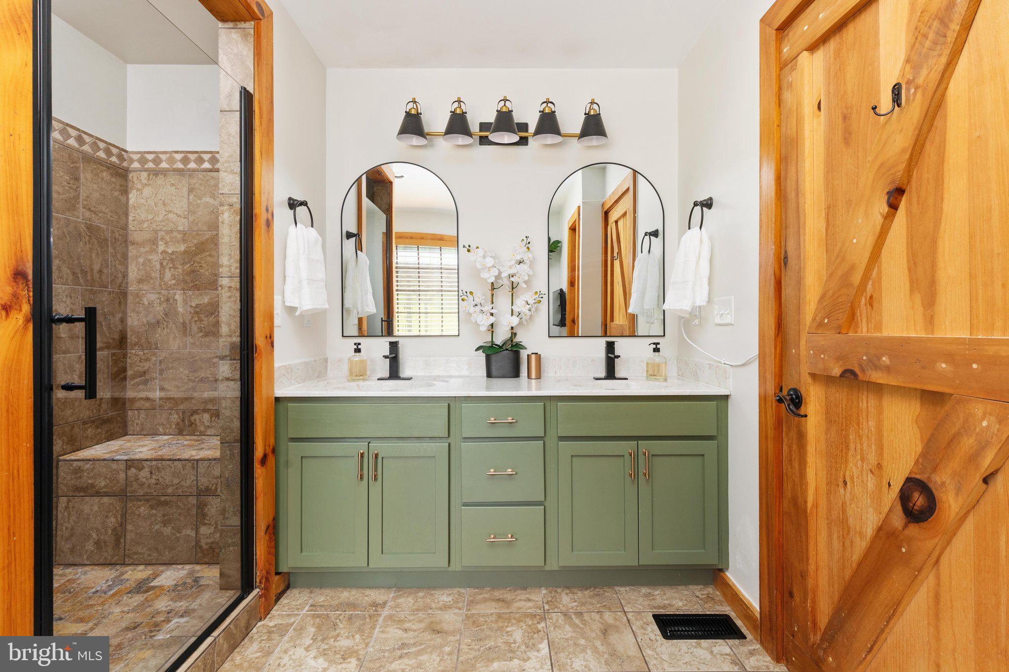 1396 Cullers Run Road Mathias, WV 26812 - Photo 36 of 79 Chic bathroom with rustic elegance and style.