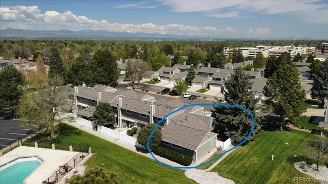 a view of a city with lake view