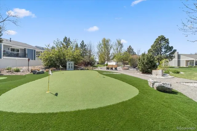 a view of outdoor space yard and green space