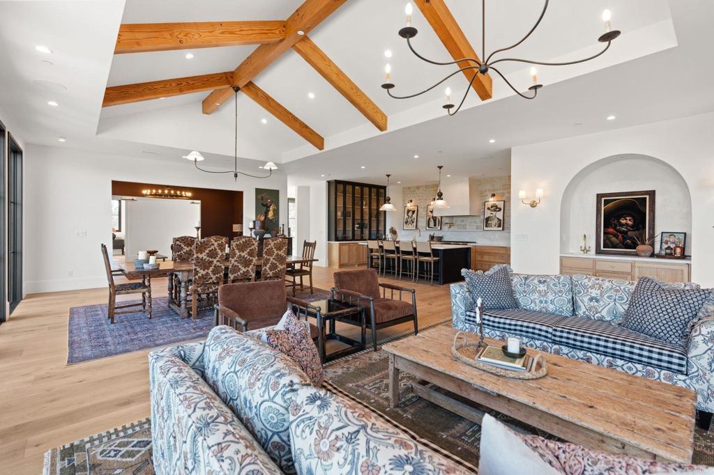 15816 Via Del Alba Rancho Santa Fe, CA 92067 - Photo 16 of 50 a living room with furniture and a fireplace