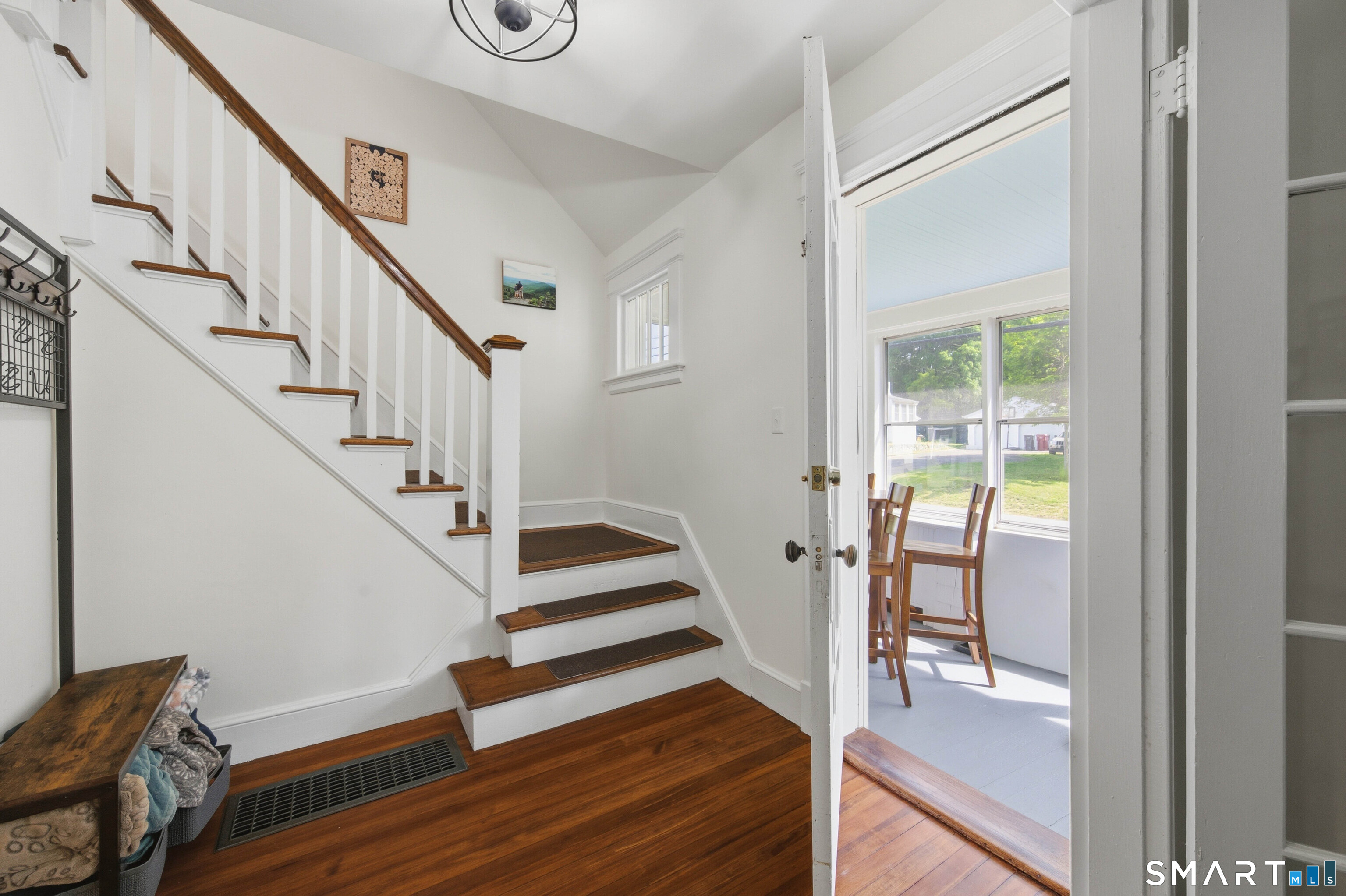 120 May Street Naugatuck, CT 06770 - Photo 18 of 31 a view of entryway and hall with wooden floor