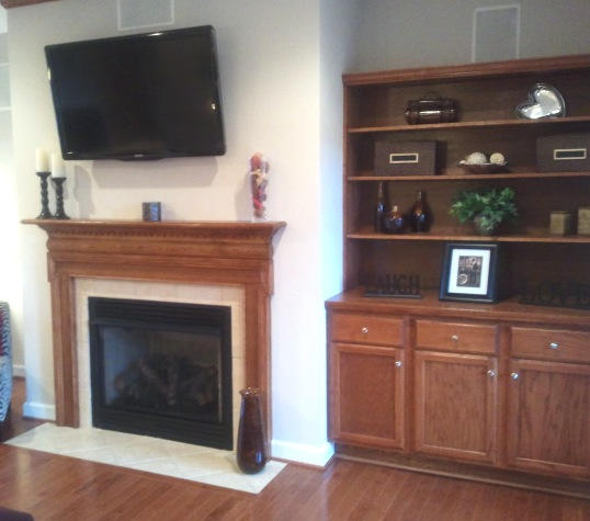 2036 River Ridge Court Salem, VA 24153 - Photo 6 of 32 Gas Ventless Fireplace & Custom Built-In