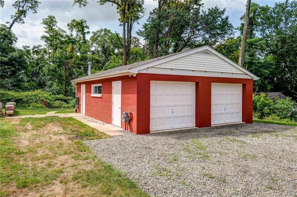 7100 Saltsburg Road Pittsburgh, PA 15235 - Photo 18 of 23 2 car detached garage with electric, heat, and water!