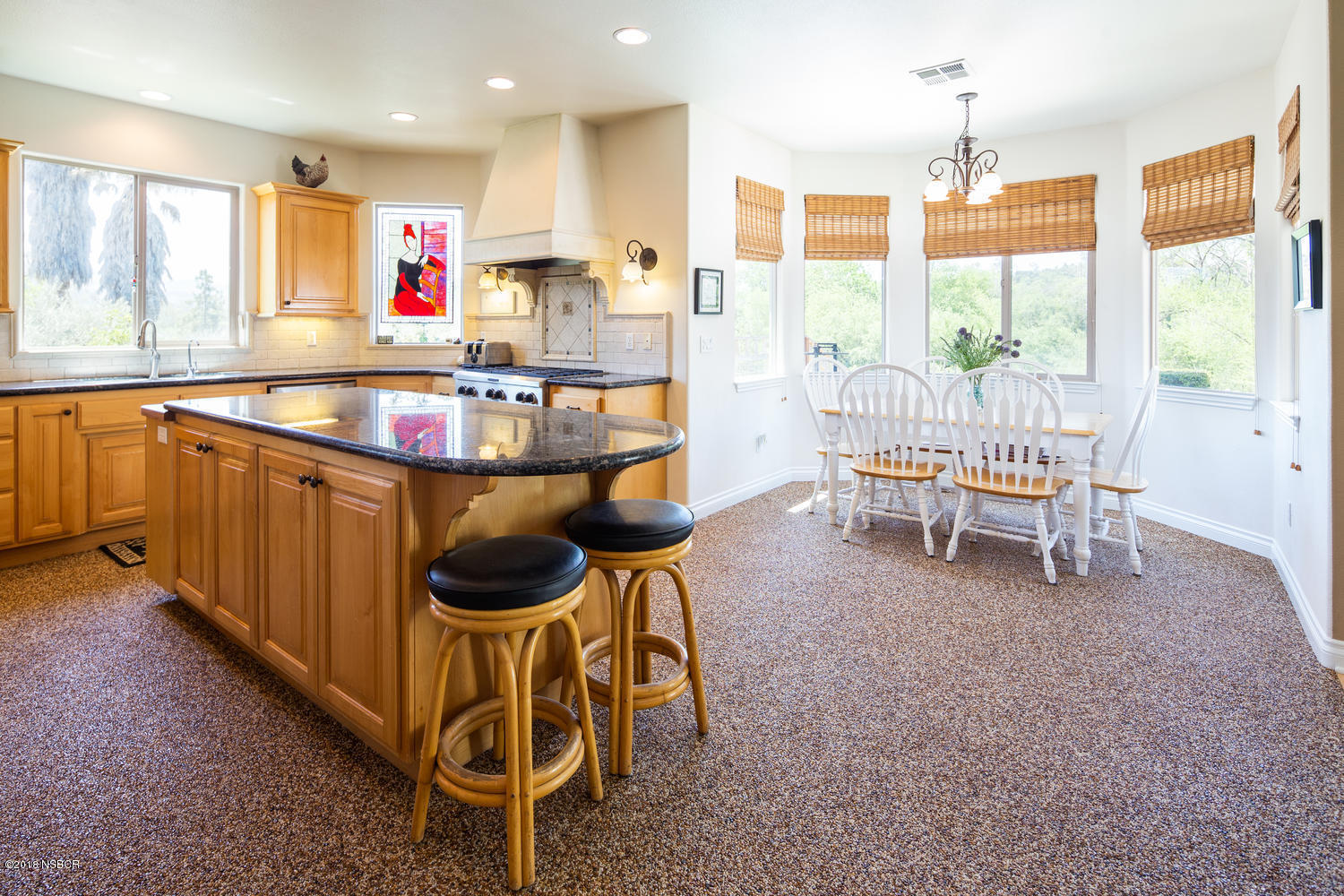 591 Ranch Road Solvang, CA 93463 - Photo 9 of 22 Kitchen showing breakfast nook