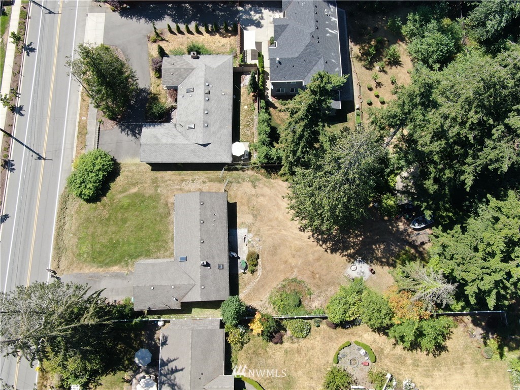 4117 212th Street Southeast Bothell, WA 98021 - Photo 30 of 32 an aerial view of a house with a yard and garden