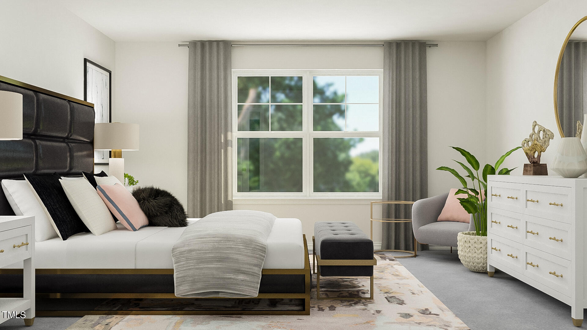 510 Light Oak Way Apex, NC 27539 - Photo 23 of 37 a bedroom with a bed and a window