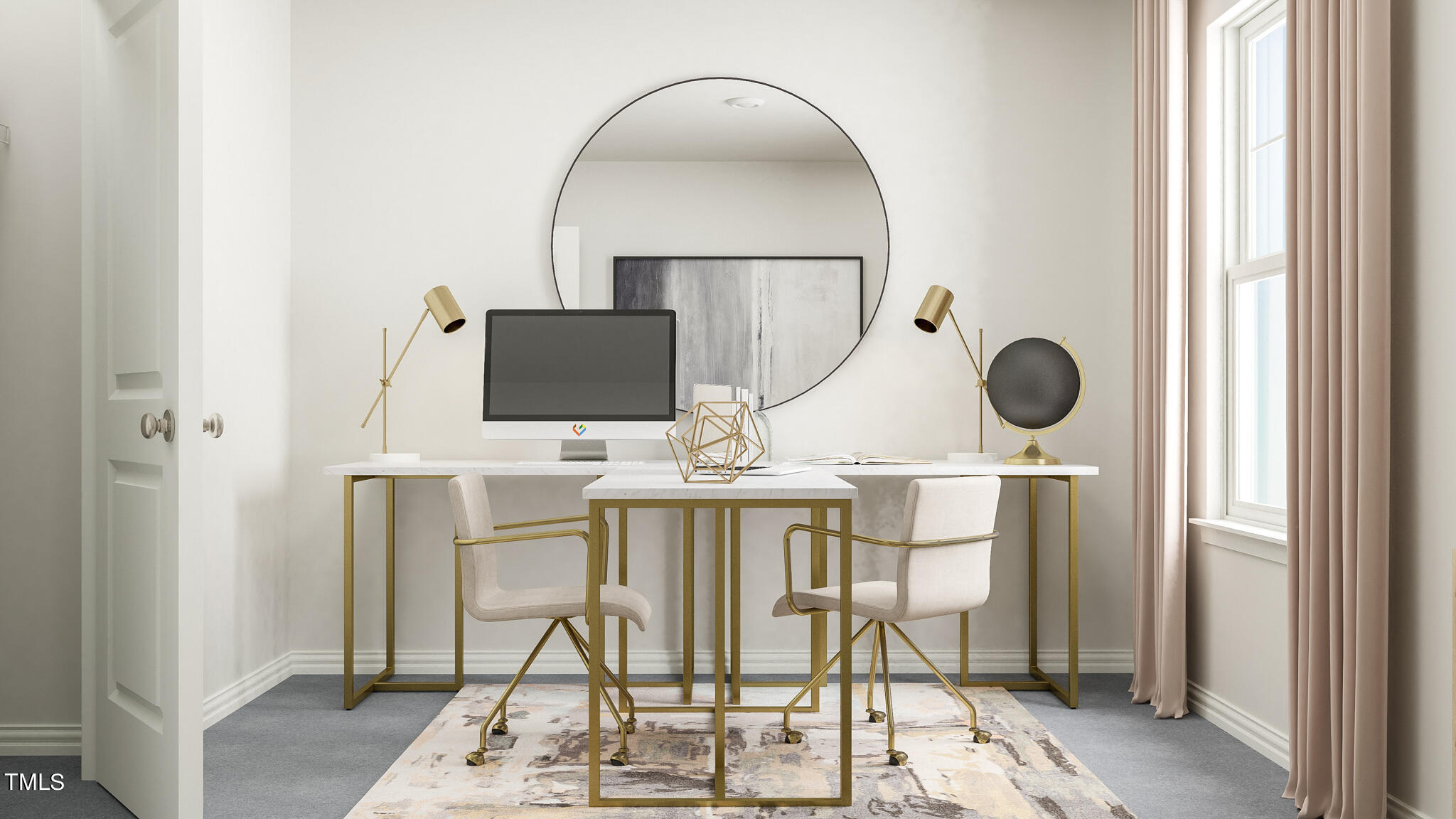 510 Light Oak Way Apex, NC 27539 - Photo 4 of 37 a view of dining room and front door