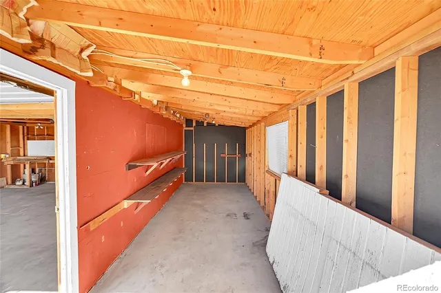 a house with trees in front of it