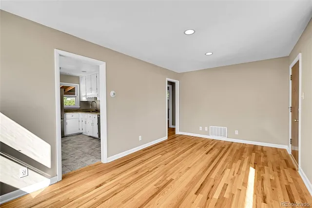 a view of empty room