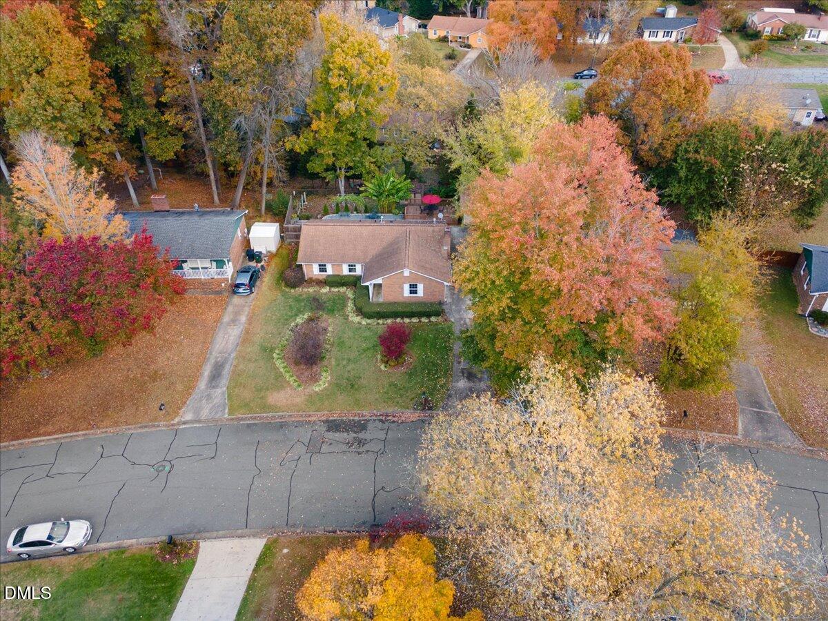 2323 Buckingham Road Burlington, NC 27217 - Photo 31 of 33 an aerial view of houses with yard
