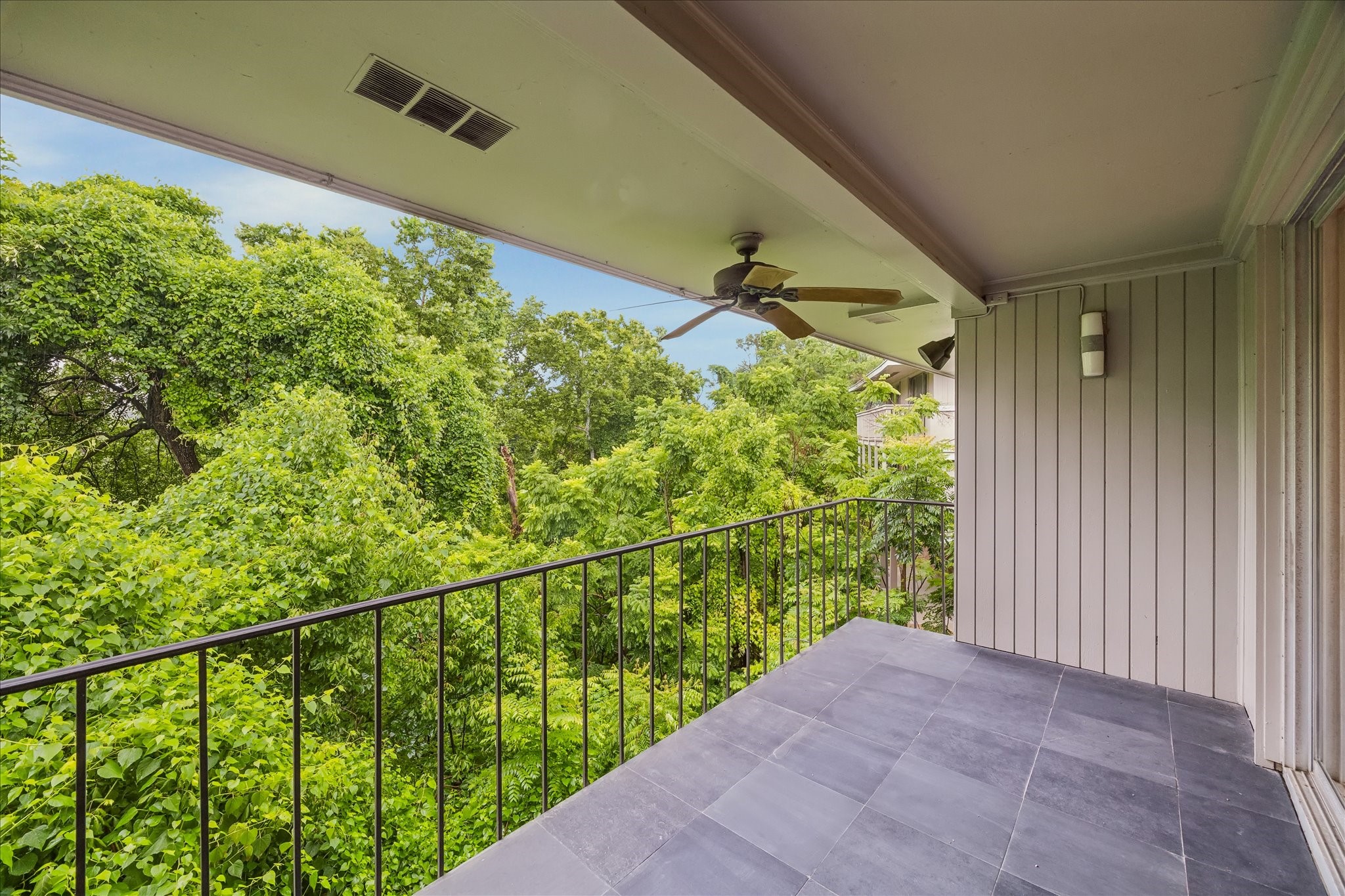 6659 Bayou Glen Road Houston, TX 77057 - Photo 18 of 23 You'll LOVE the private and serene balcony off the living area. Imagine relaxing with a morning cup of coffee or evening glass of wine. Experience abundant nature and privacy!