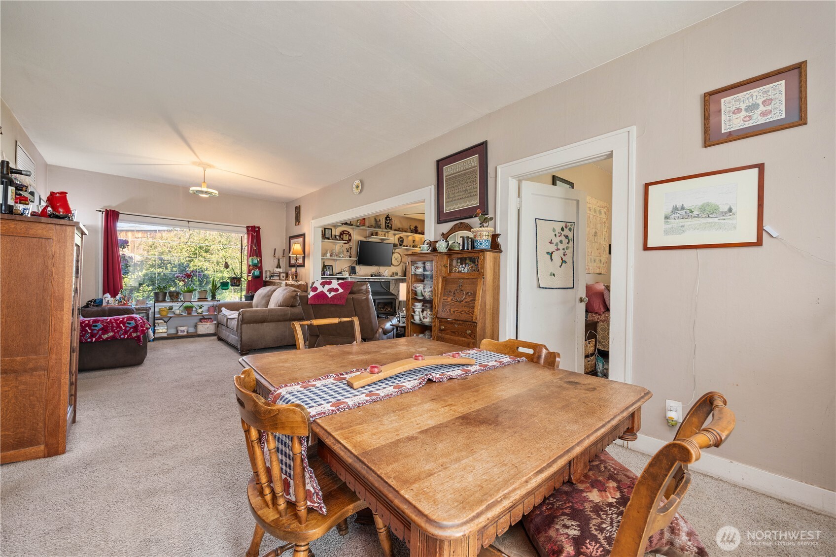 1281 Totem Pole Road Manson, WA 98831 - Photo 11 of 39 a view of a dining room with furniture