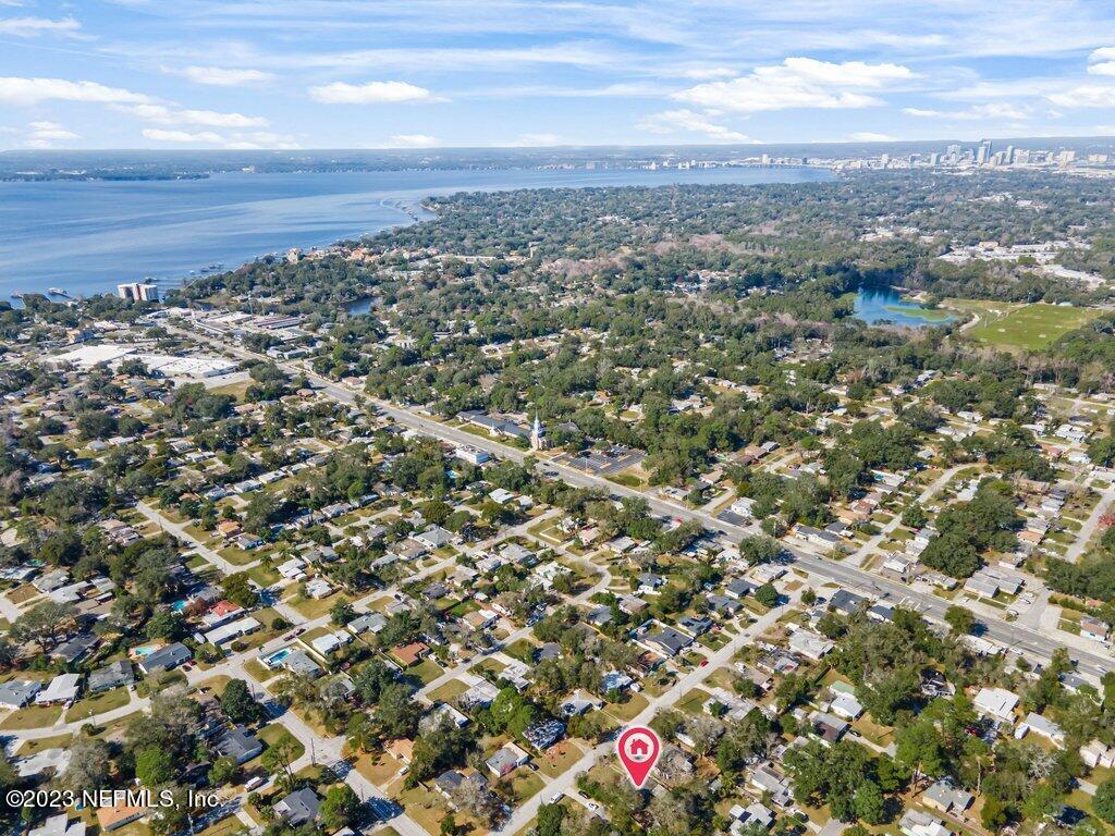 6147 Temple Road Jacksonville, FL 32217 - Photo 5 of 36 an aerial view of a city
