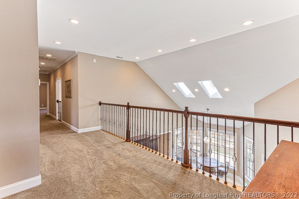 375 East Lake Ridge Road Raeford, NC 28376 - Photo 33 of 50 a view of staircase with lots of wooden floor