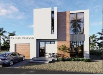 front view of a house with a street