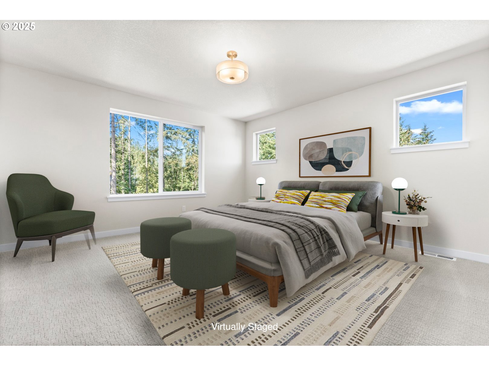 7827 Southwest Thornbridge Terrace Beaverton, OR 97007 - Photo 15 of 47 a bedroom with a bed and a chair