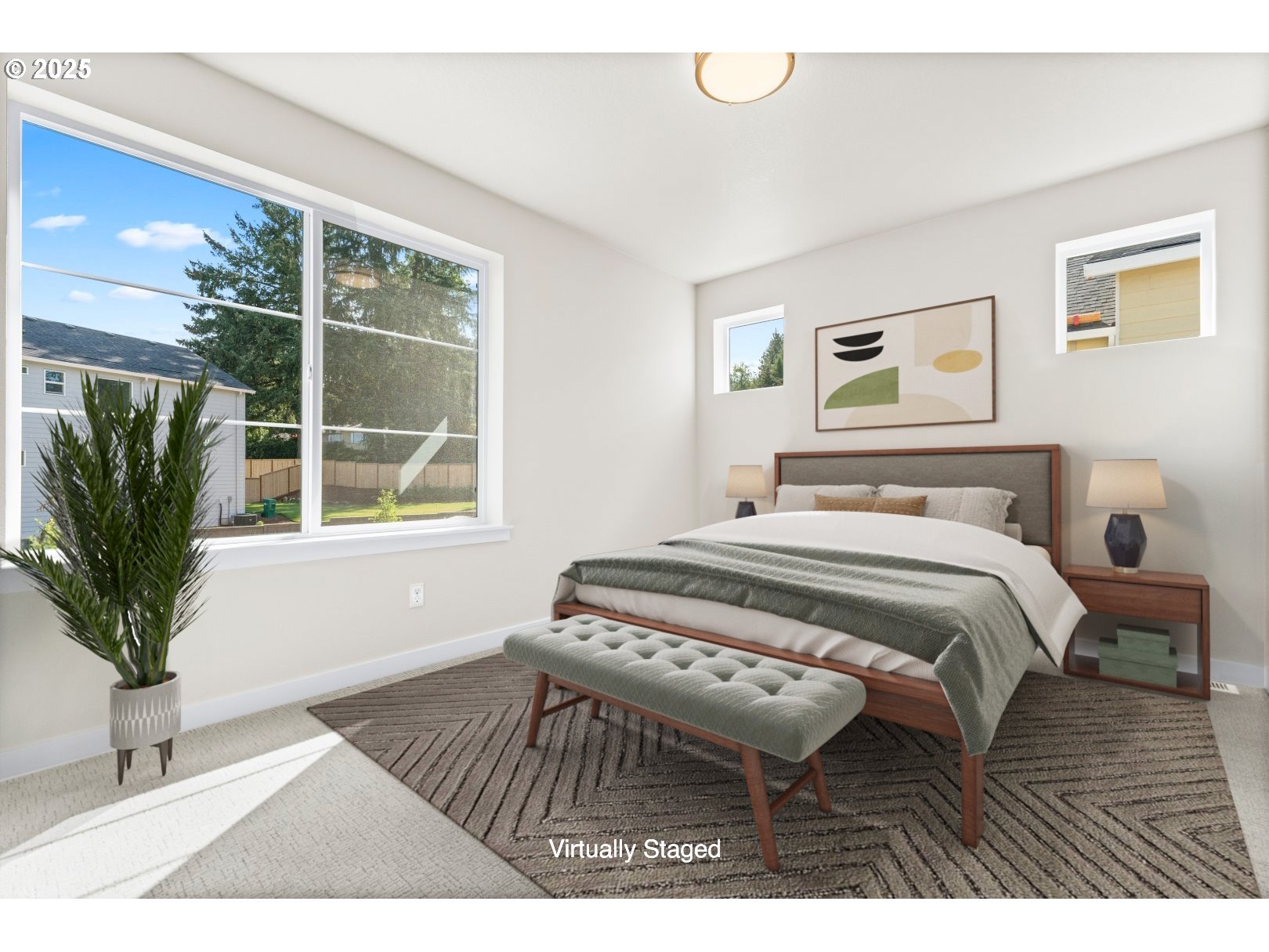 7827 Southwest Thornbridge Terrace Beaverton, OR 97007 - Photo 17 of 47 a bedroom with a bed and a window