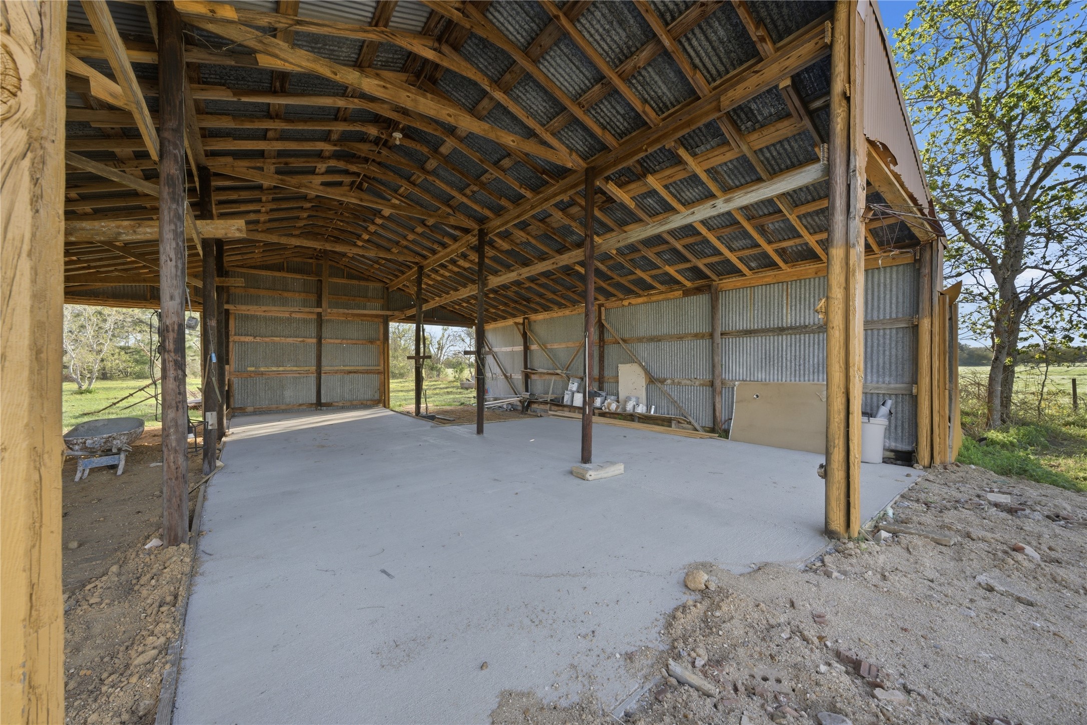 6623 County Road 4 Damon, TX 77430 - Photo 40 of 48 a view of a room with wooden walls