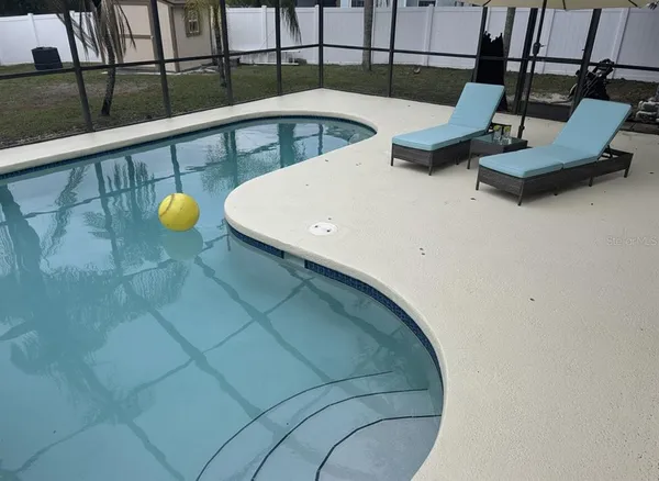 a view of a swimming pool