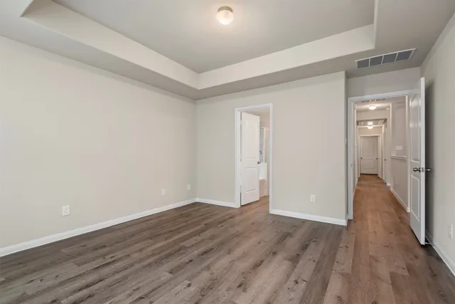 wooden floor in an empty room