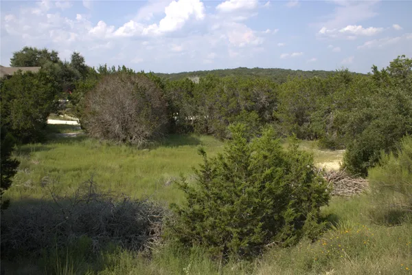a view of a lake and a yard