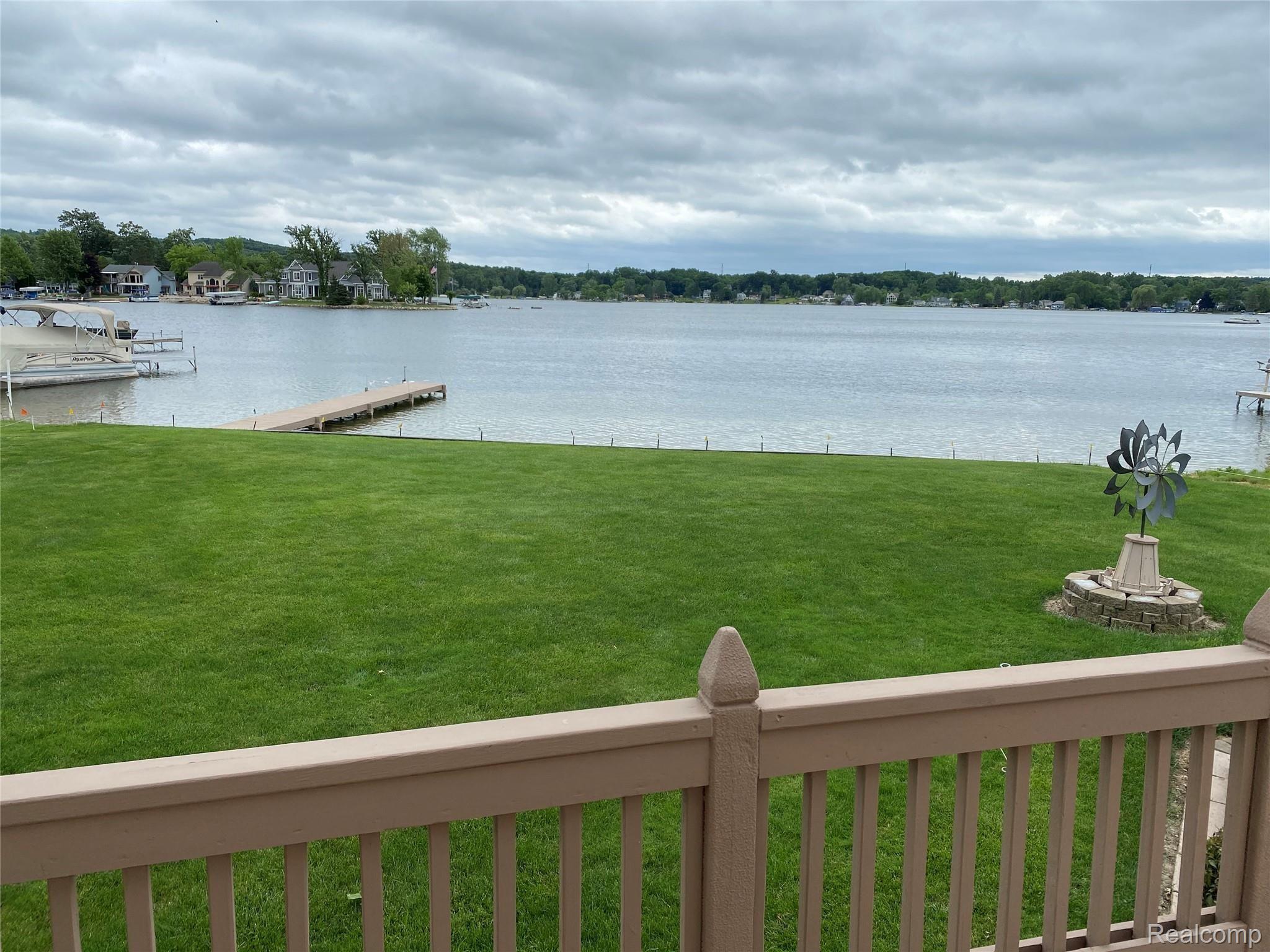 10516 Runyan Lake Road Fenton, MI 48430 - Photo 8 of 30 Lakefront View From Deck!