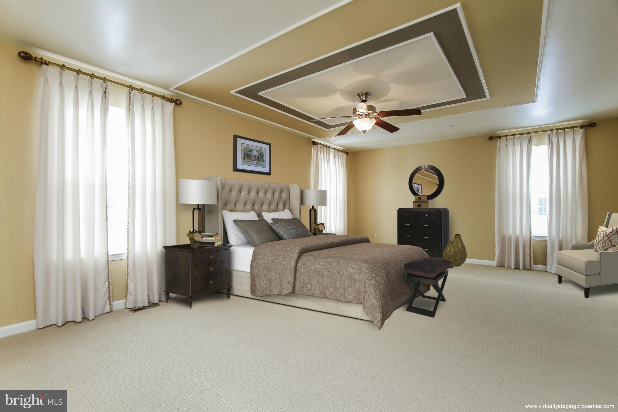 5735 Allender Road White Marsh, MD 21162 - Photo 3 of 30 Virtually Staged Master Bedroom