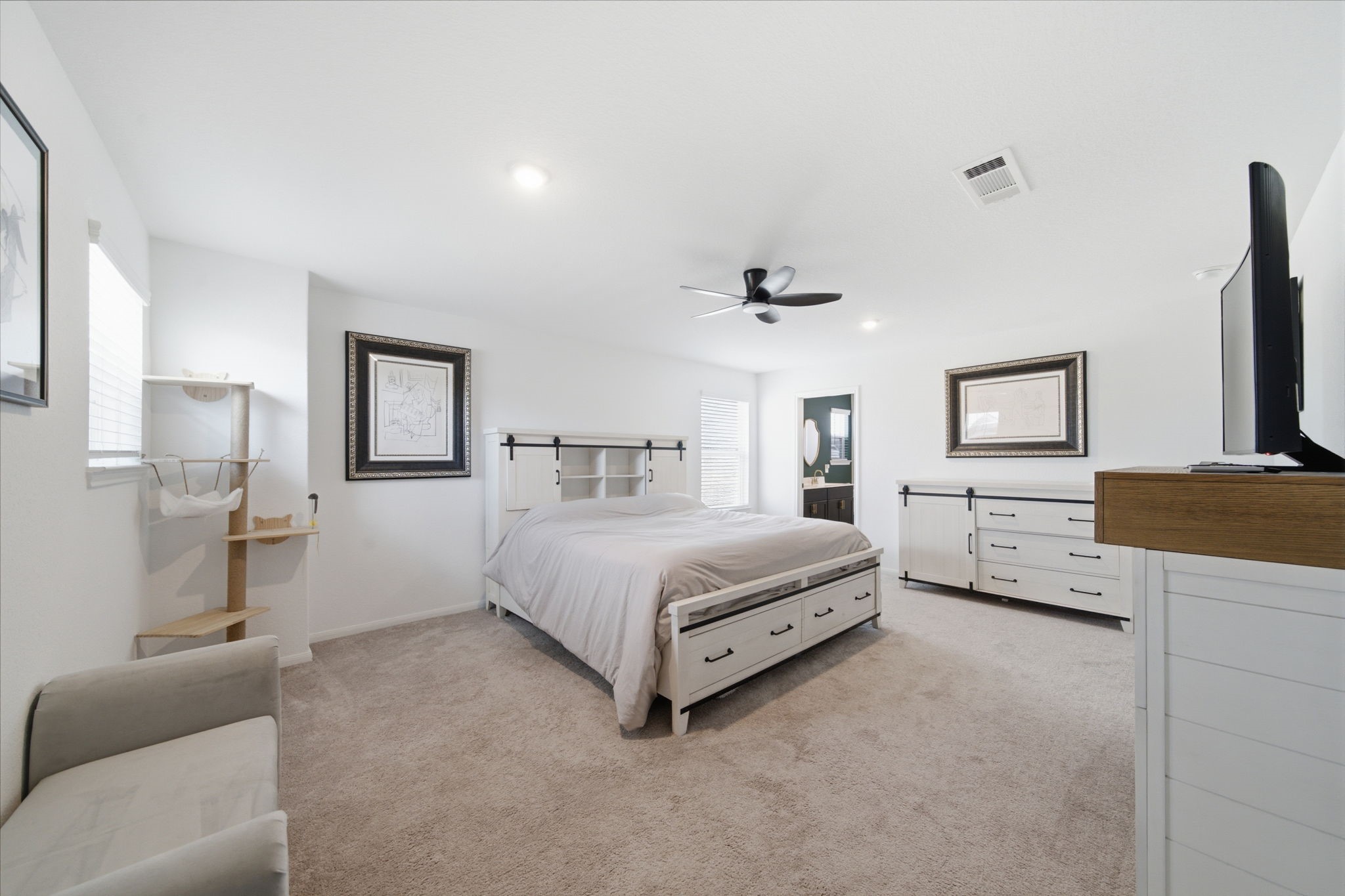 5706 Finely Run St Spring Spring, TX 77373 - Photo 24 of 34 Primary bedroom located on the 2nd floor is massive.