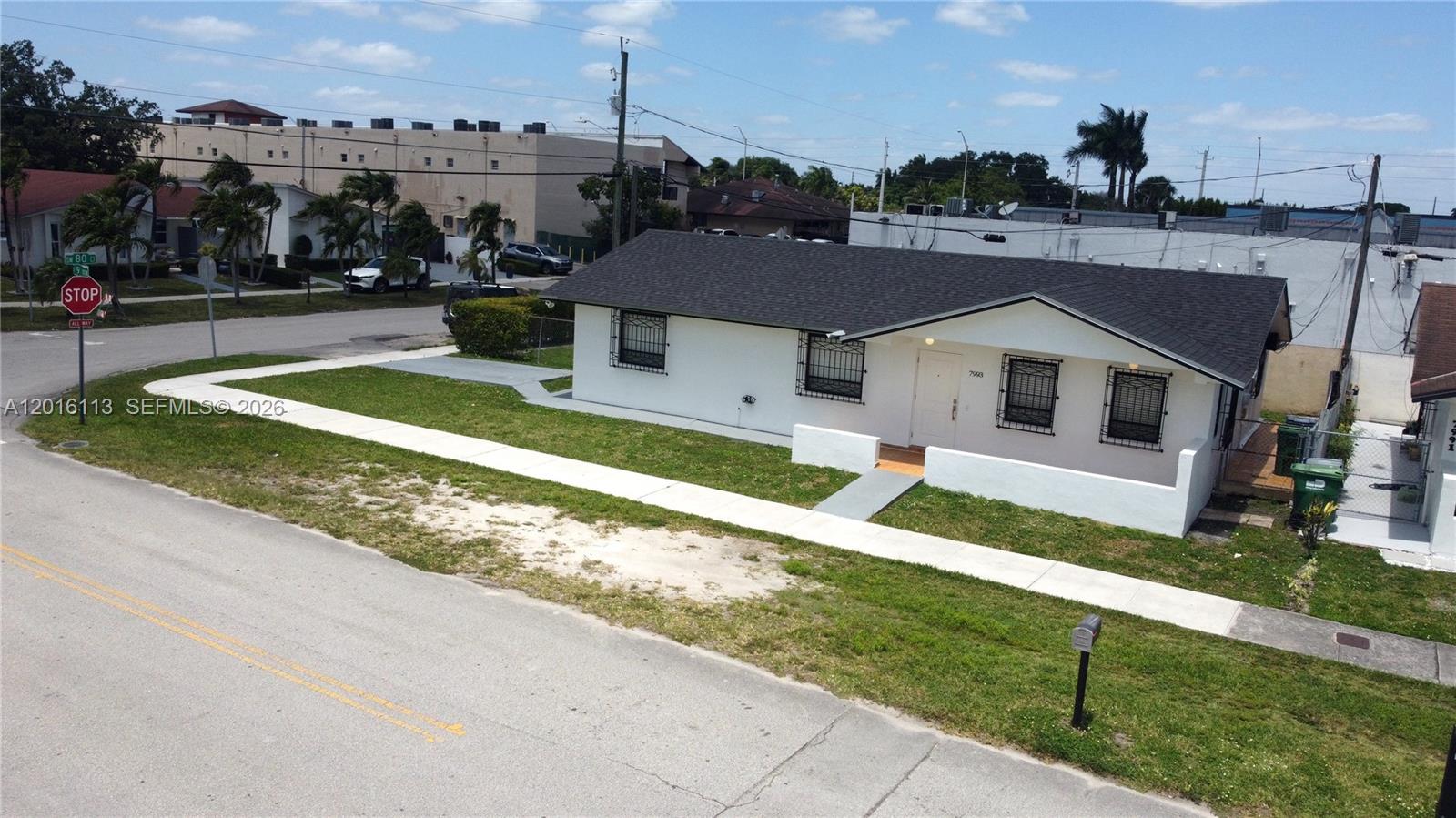 7993 Southwest 9th Terrace Miami, FL 33144 - Photo 15 of 18 a house view with a garden space