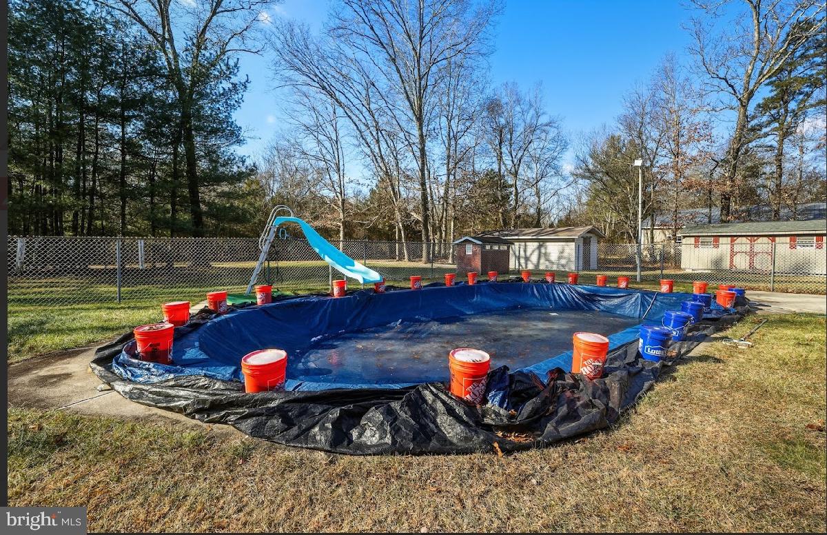 825 Mays Landing Road Hammonton, NJ 08037 - Photo 33 of 33 a view of outdoor space yard and swimming pool