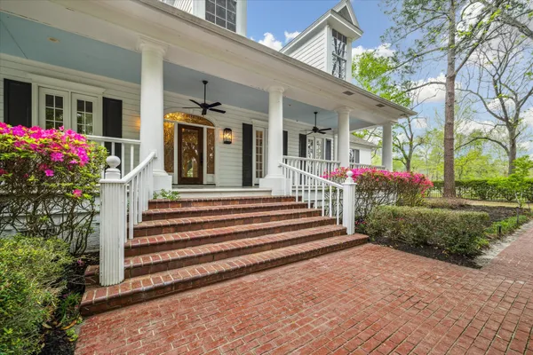 a front view of a house with a porch