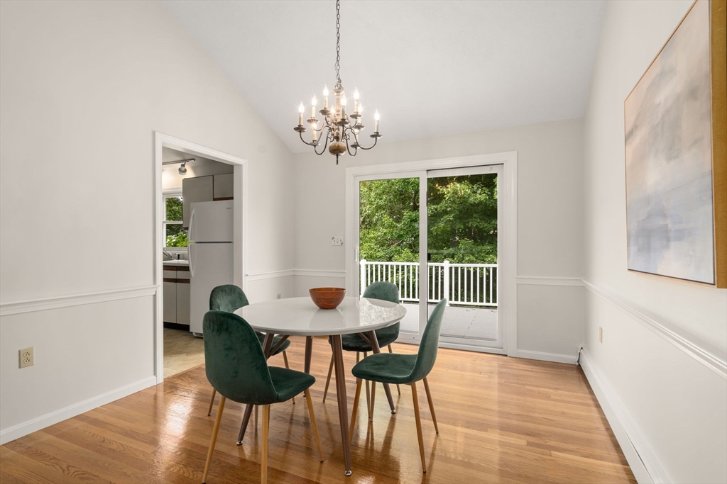 16 Shelley Road Arlington, MA 02476 - Photo 5 of 30 a view of a dining room with furniture window and outside view