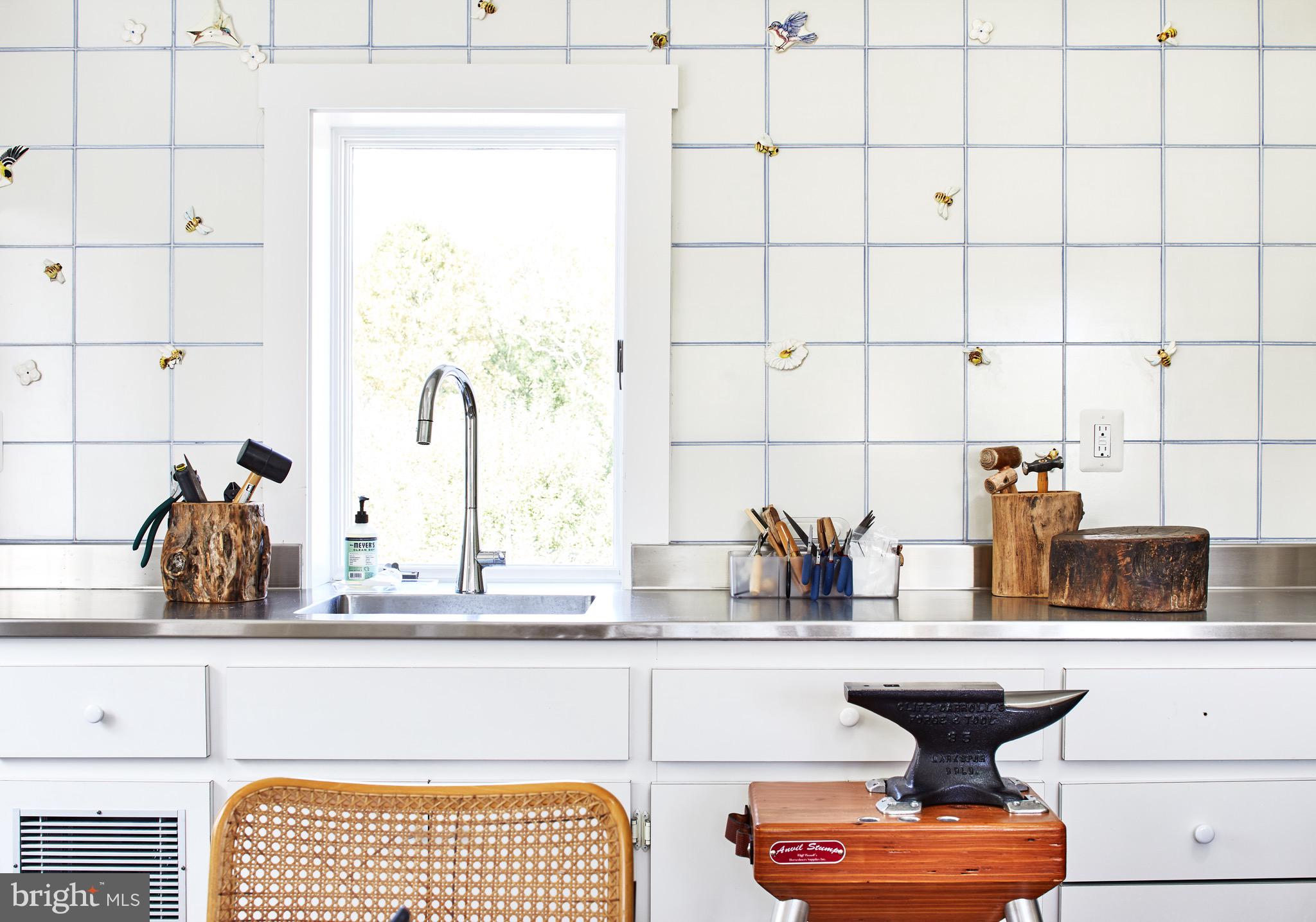 8360 Oak Spring Road Marshall, VA 20115 - Photo 24 of 58 Studio has handmade Florentine tiles on 4 walls